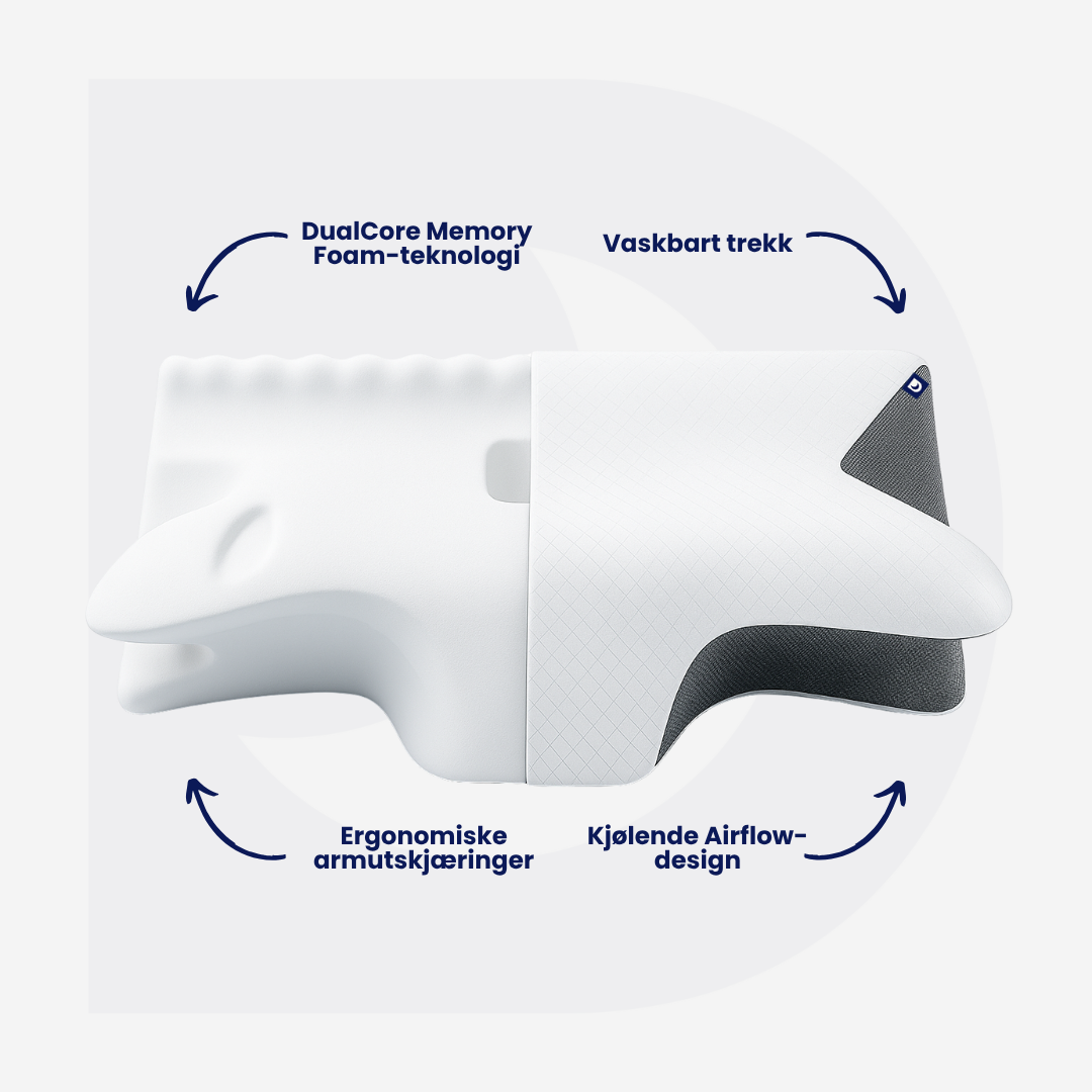 Den originale DreamSleepz-puten – slutt på morgener med smerter